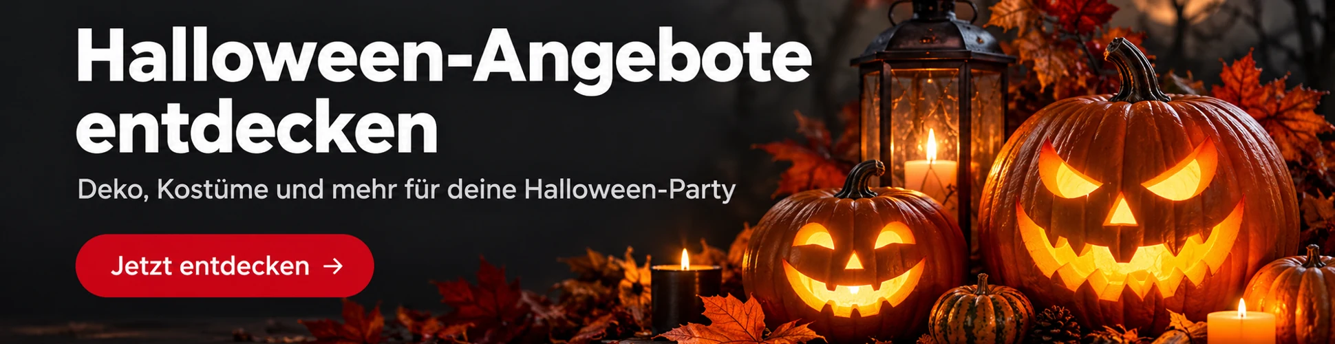 Halloween-Angebote entdecken – Deko, Kostüme und mehr